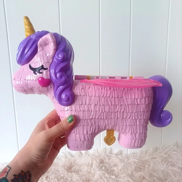 Polly Pocket Pinata Unicorn Party Set - Picture 8 of 8